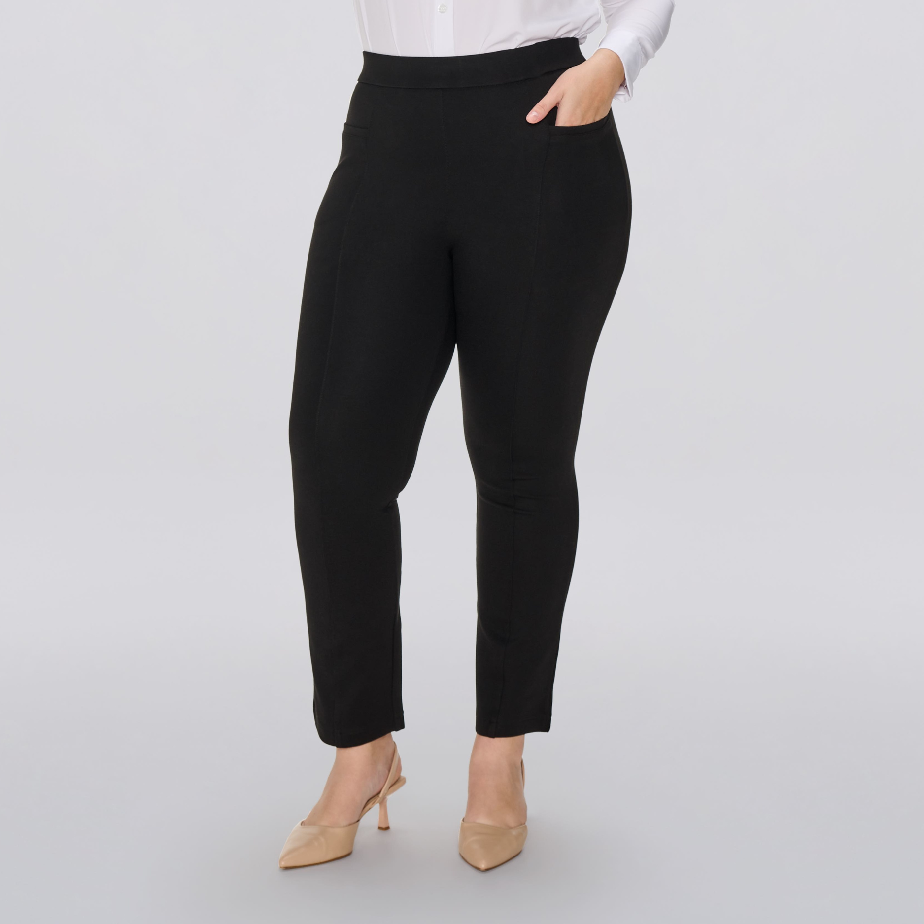 Lari Cropped Flare Trousers