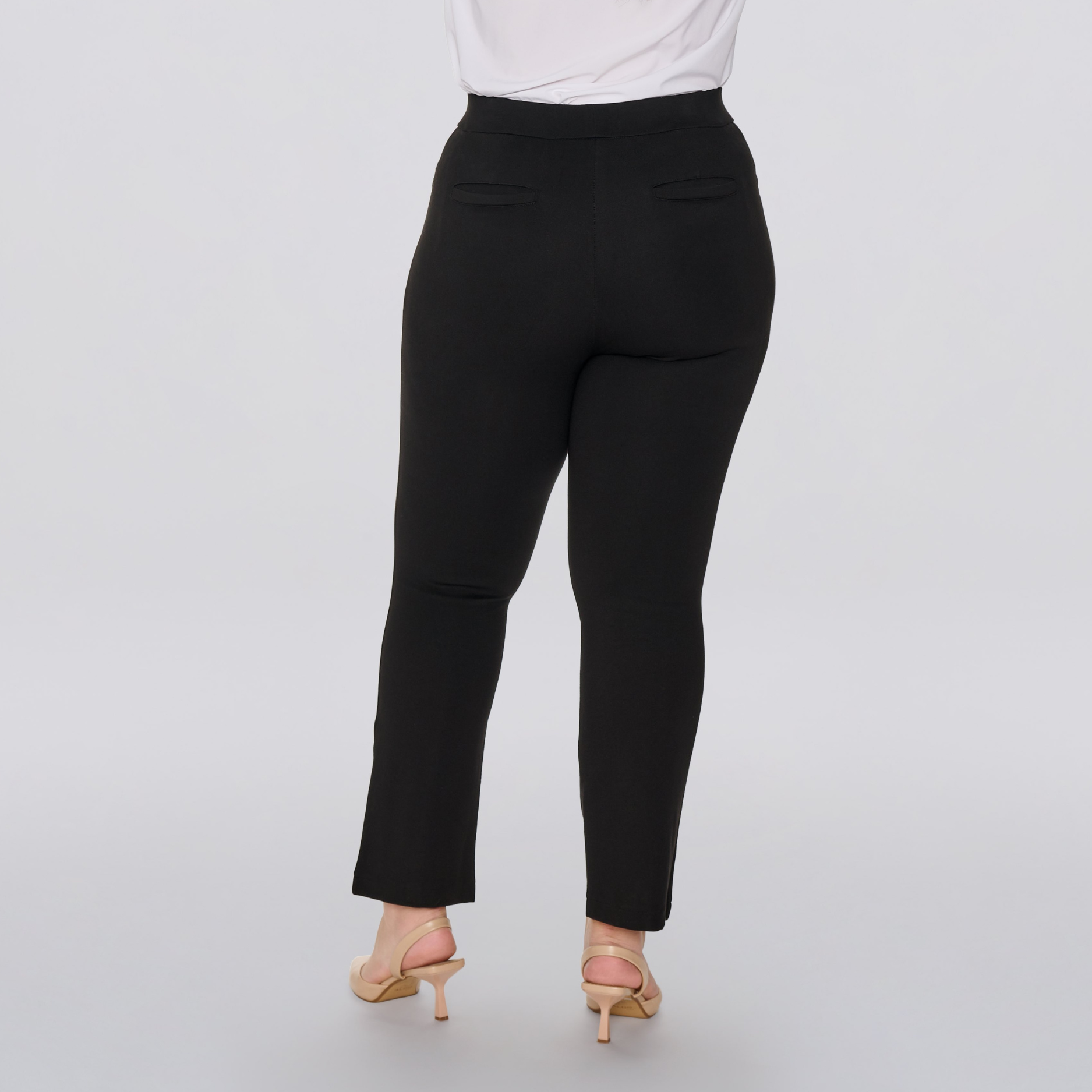 Lari Cropped Flare Trousers