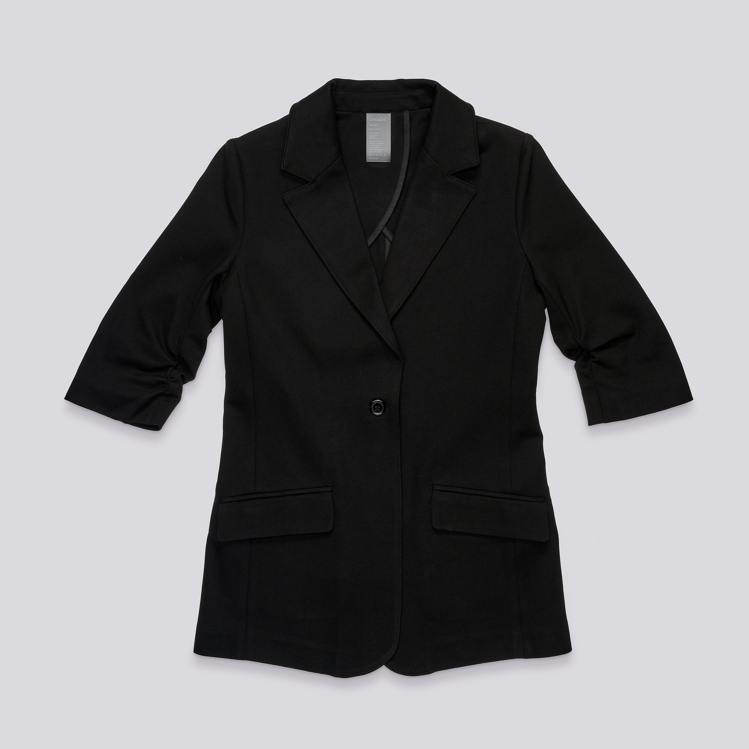Alyssa Ruched Sleeve Blazer